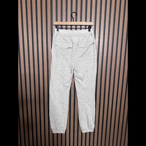 Christina Lehr Sweatpants 1 / S Womens Gray Fleece Pull On Joggers Supima Cotton - Picture 2 of 8
